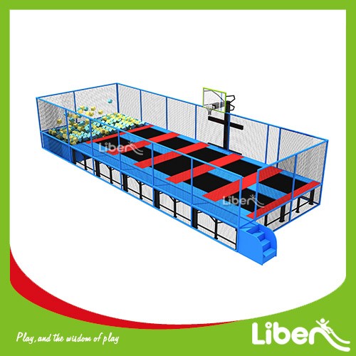 方形体能篮球竞赛儿童蹦床